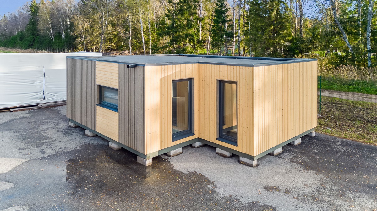 Müüa näidis moodulmaja 48m2 – hind 20.000.-€ + KM